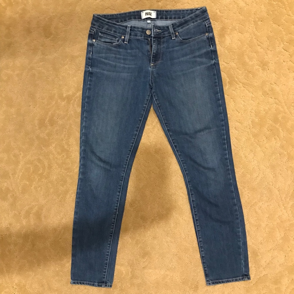 Paige skyline ankle peg jeans